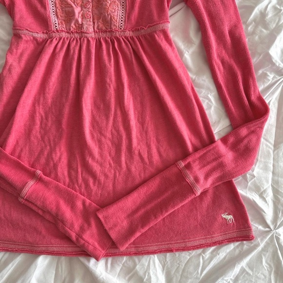 vintage pink abercrombie and fitch babydoll - Picture 4 of 5